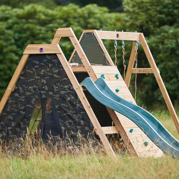 Plum Climbing Pyramid Wooden Climbing Frame with Swings