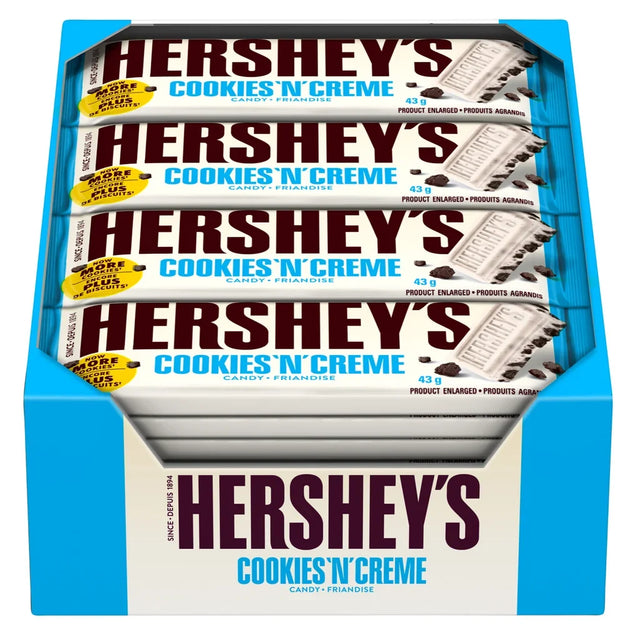 Hershey's Cookies 'n' Creme Chocolate Bars, 36-count G9