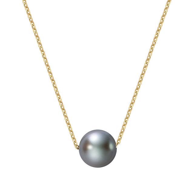 9.5 – 10 mm Cultured Tahitian Pearl Necklace C4