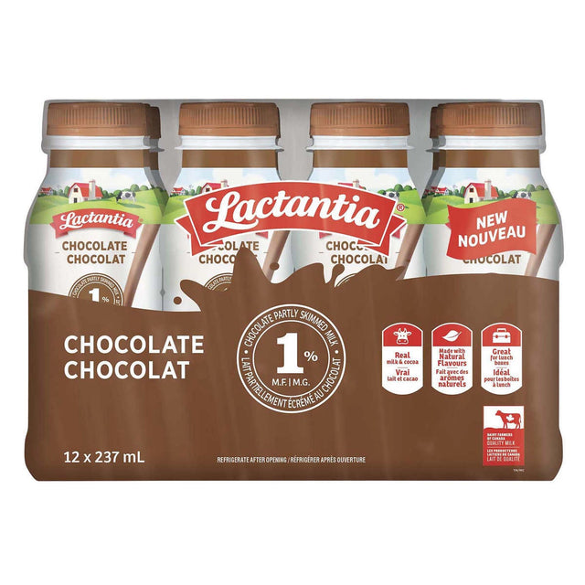 Lactantia Chocolate Milk 12 x 237 mL W9