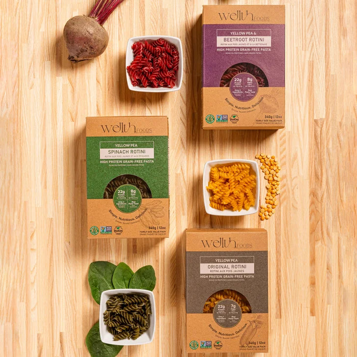 Wellth Protein Pasta, 6 × 340 g