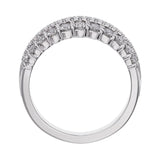 Round Brilliant Diamond Two Row Band (0.50 ctw)