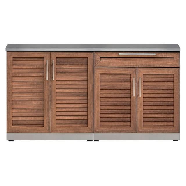 NewAge Products 3-piece Outdoor Kitchen Stainless Steel Grove M#65667 C1
