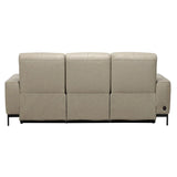 Simon Li - 3 Piece Top Grain Leather Power Reclining Sofa - Zero Gravity