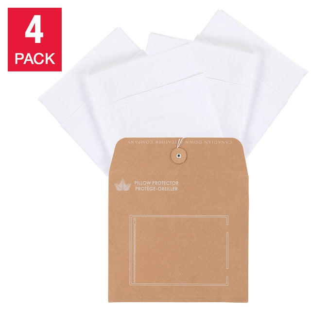 Canadian Down & Feather Company Pillow Wear Pillow Protector, 4-pack D3