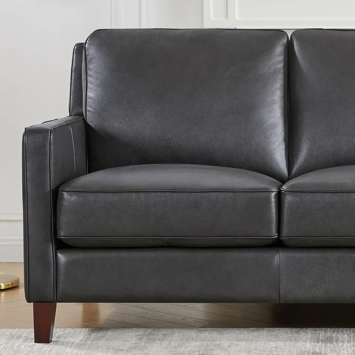 Prospera Home West Park Top-grain Leather Sofa and 2 Chairs