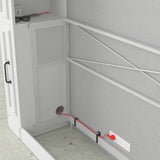 Bed & Room Porter Portrait Wall Bed with Internal Storage, Queen