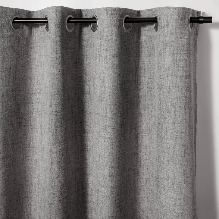 Safdie & Co. Heathered Light Filtering Curtain Panel, 2-panel