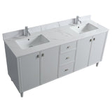 SERA Cape Cod Vanity in Hampton Grey Finish with Engineered Calcutta Marble Countertop