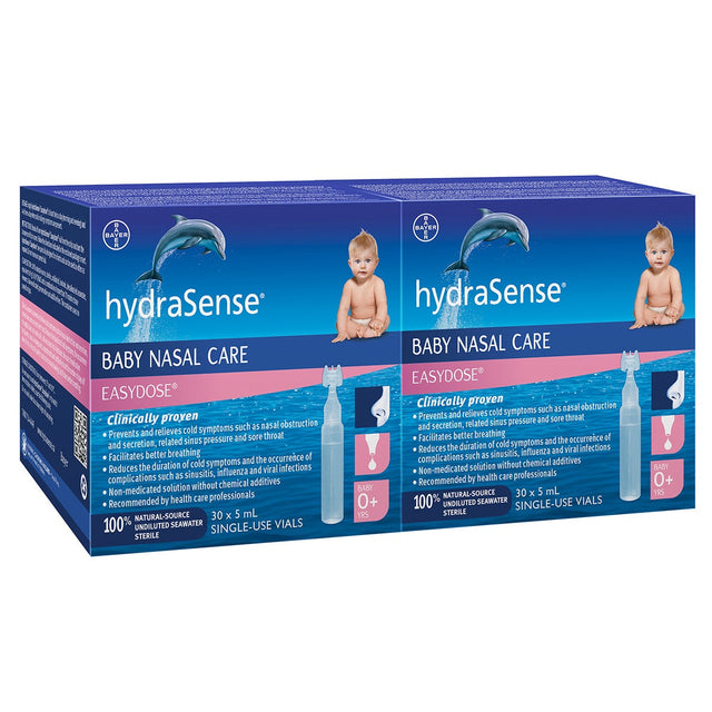 HydraSense Easydose -2 packs of 30 x 5 ml vials N7