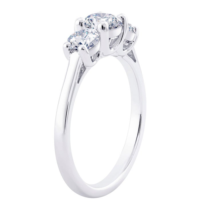 Three Stone Round Brilliant Diamond Ring (1.20 ctw)