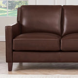 Prospera Home West Park Top-grain Leather Loveseat
