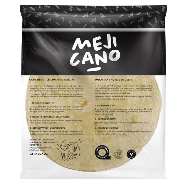 Mejicano 12-in Regular Tortillas 3 packs of 10 E2