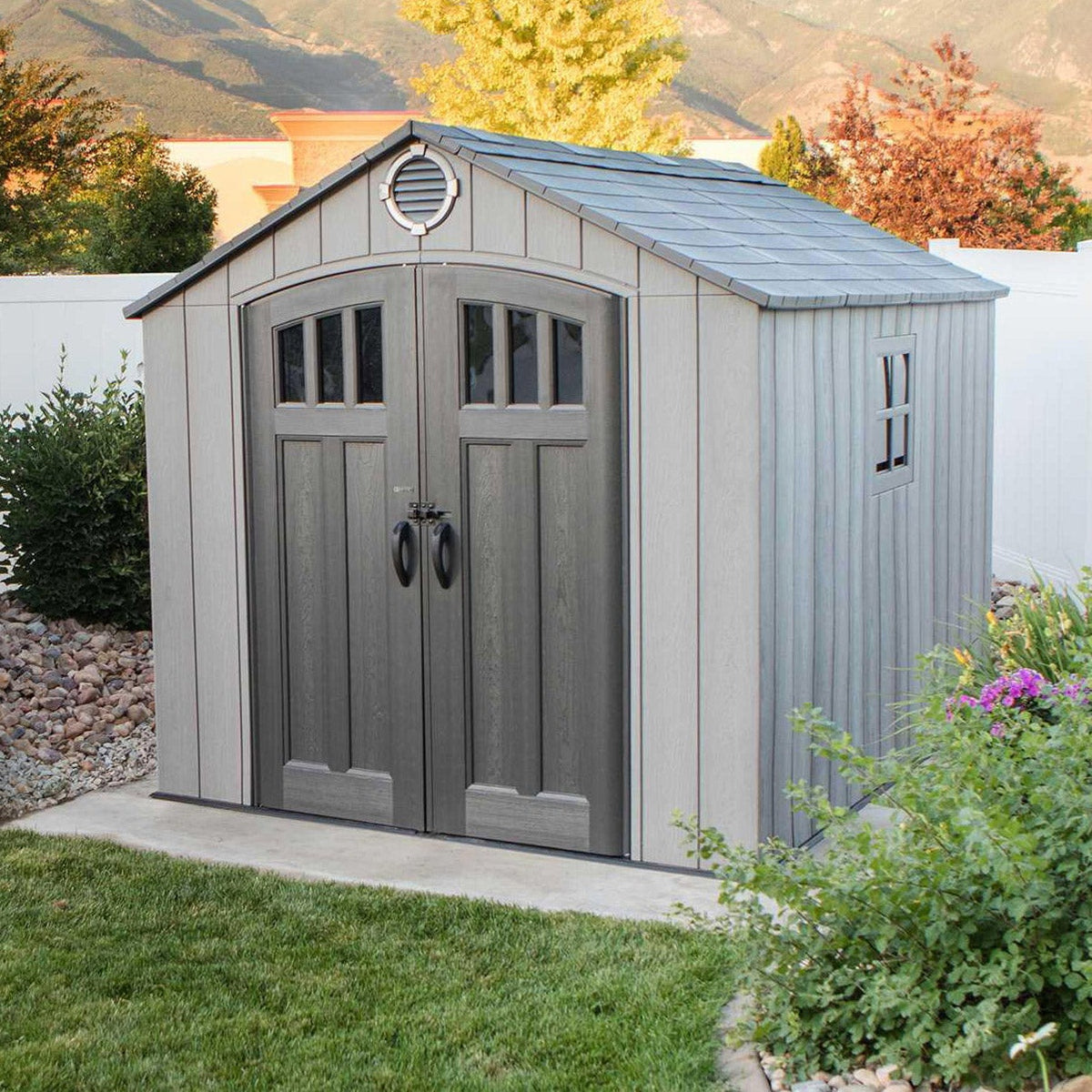 Lifetime 8 ft. x 10 ft. Outdoor Storage Shed