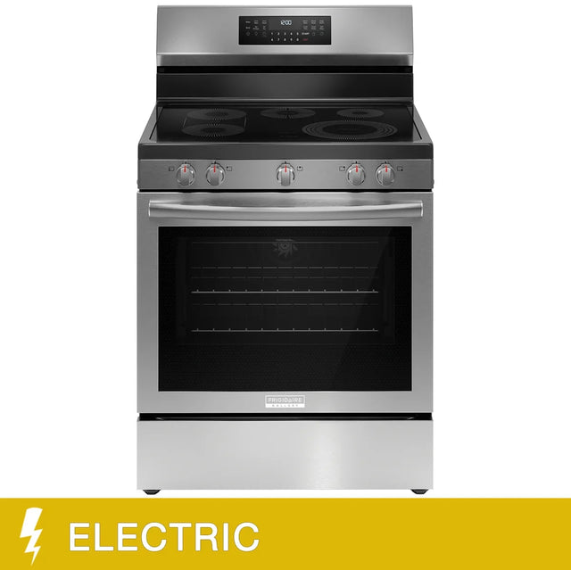 Frigidaire Gallery 30 in 5.3 cu ft. Stainless Steel Electric 5-Burner Range with Total Convection Y8
