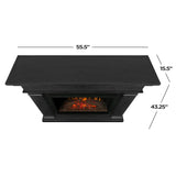 Real Flame Centennial Grand Electric Fireplace, Black