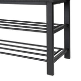 Neatfreak Fabric Upholstered Shoe Storage Bench