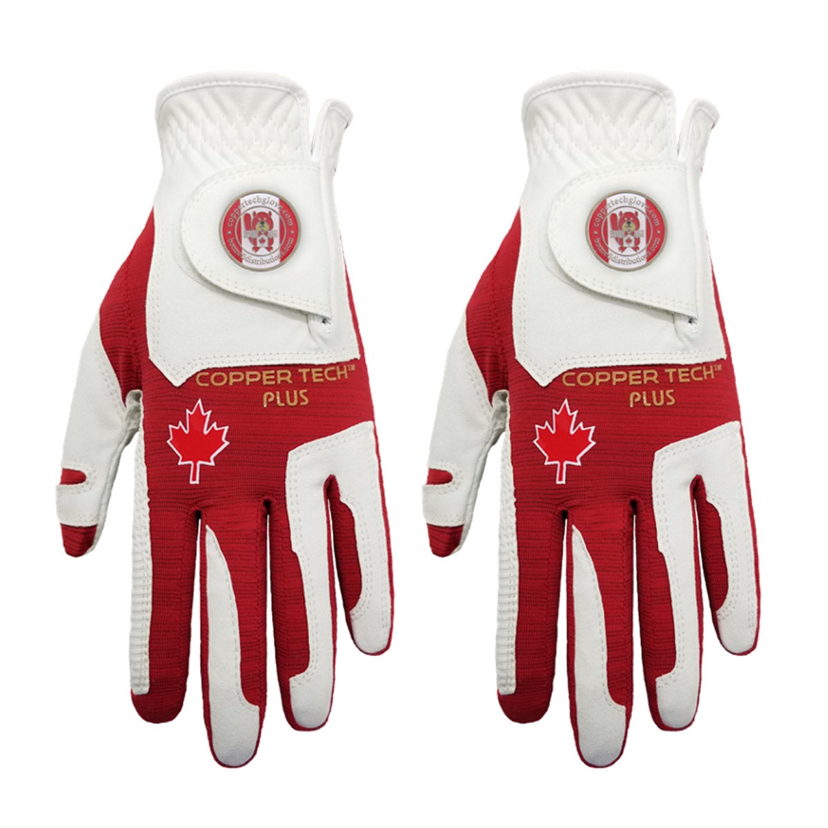 Copper Tech Men's Golf Glove, 2-pack