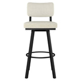 Amisco Alek Swivel Counter Stool with Vinyl Seat
