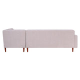 Right-hand Facing Fabric Sofa-chaise
