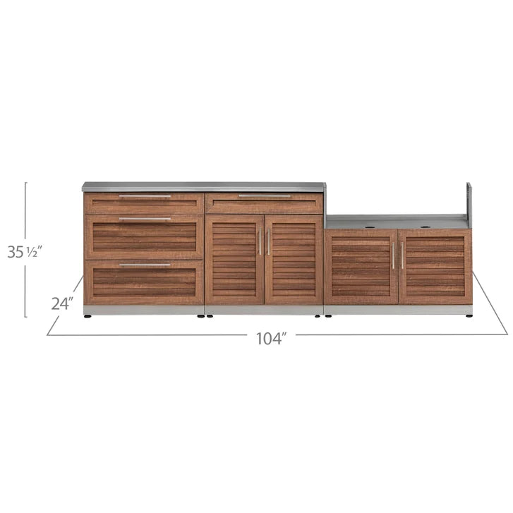 NewAge Products 4-piece Outdoor Kitchen, Grove