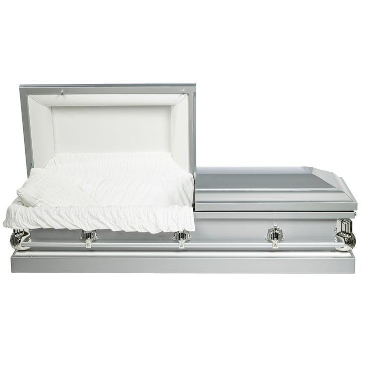 Walker Silver Knight Casket, Expedited Shipping