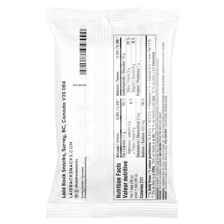 Laid Back Snacks, Snack Mix, 20 × 45 g