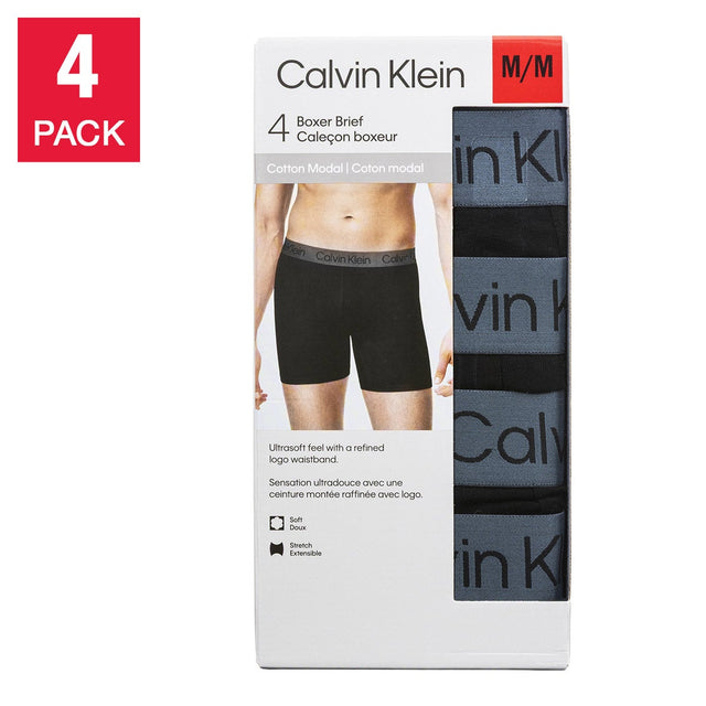 Calvin Klein Men's Modal Boxer, 4-pack G6