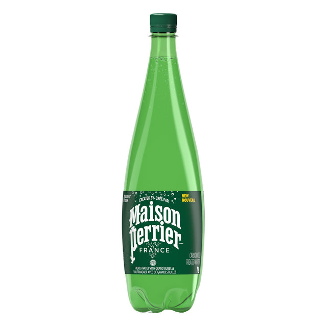 Maison Perrier Carbonated Natural Spring Water, 1 L 12-pack Y2