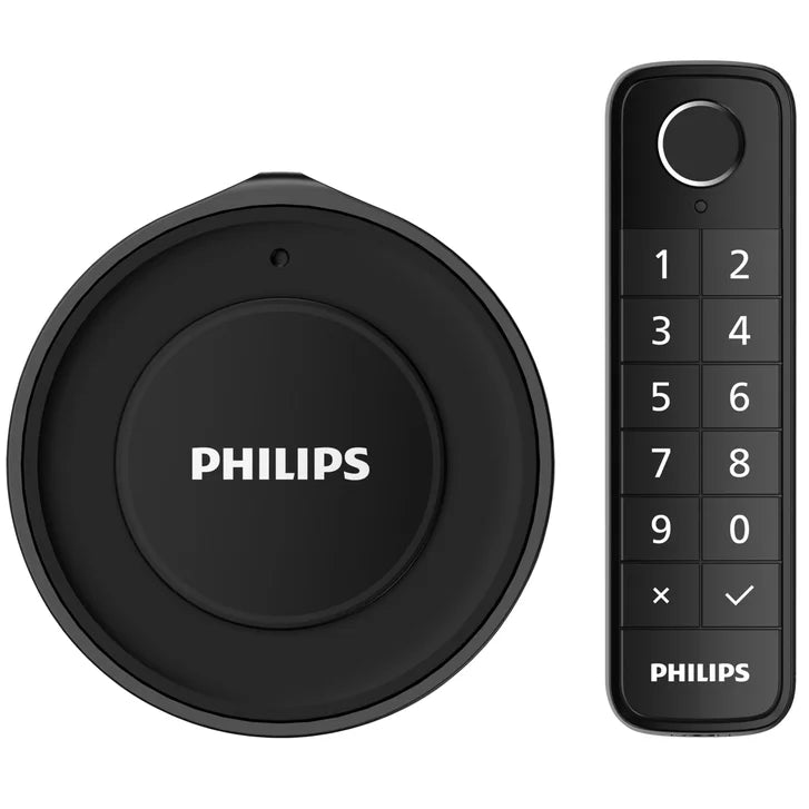 Philips 3000 Series Retrofit Door Lock with Wireless Keypad and Fingerprint Reader Combo