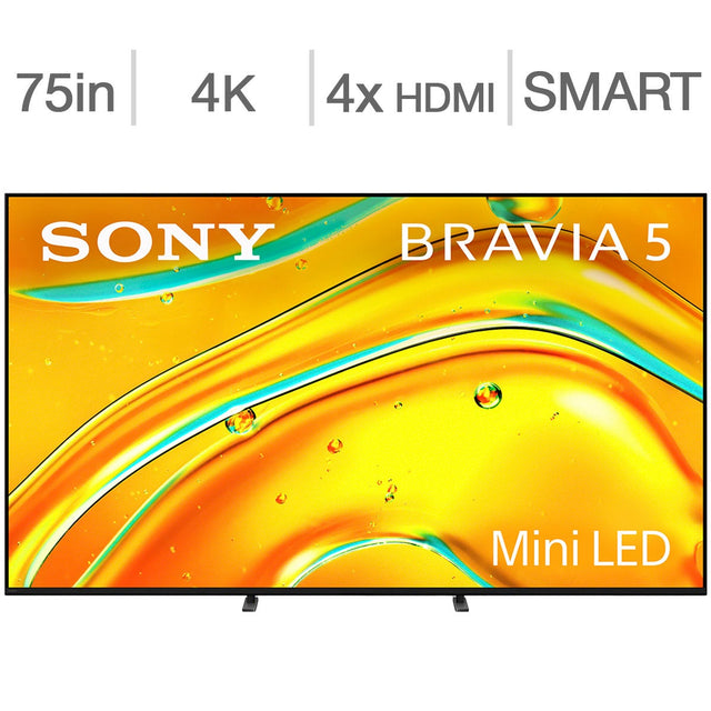 Sony 75" Class - BRAVIA 5 Series - 4K HDR Mini LED TV U5