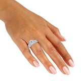 1.90 ctw Round Brilliant Cut, Clarity VS1, Colour E, Diamond Wedding Set