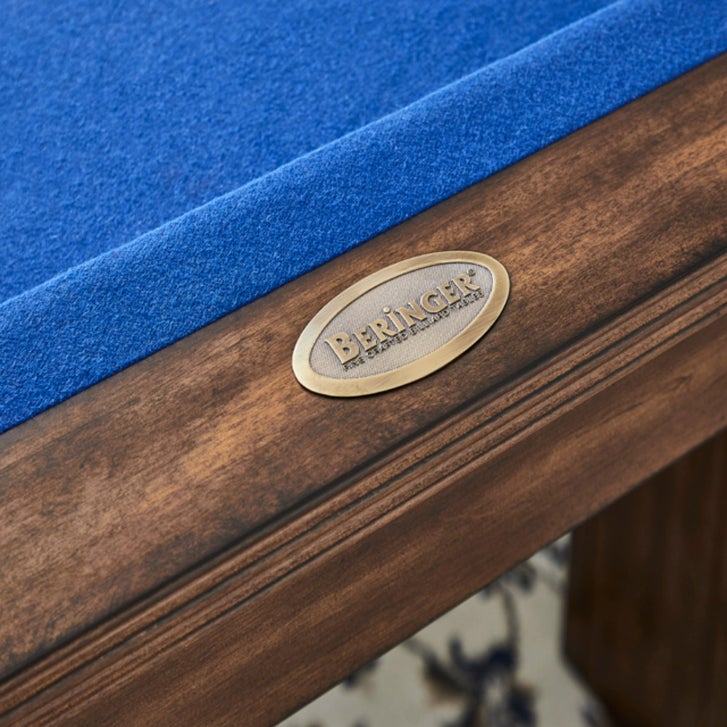 Beringer Trident 8-ft. Exotic Solid Wood Slate Billiard Table