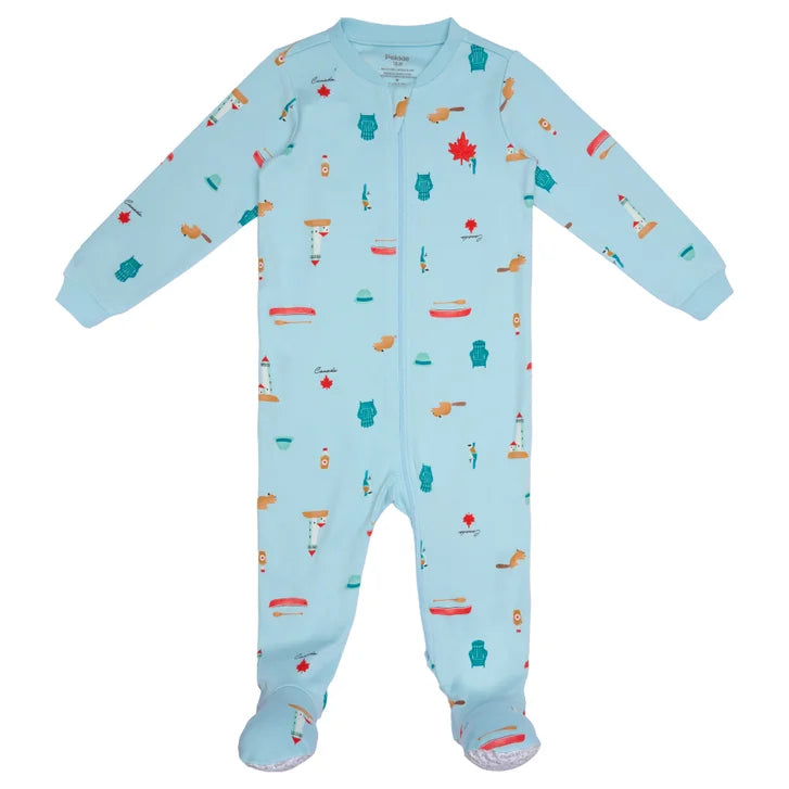 Pekkle Infant Organic Cotton Sleeper, 3-pack