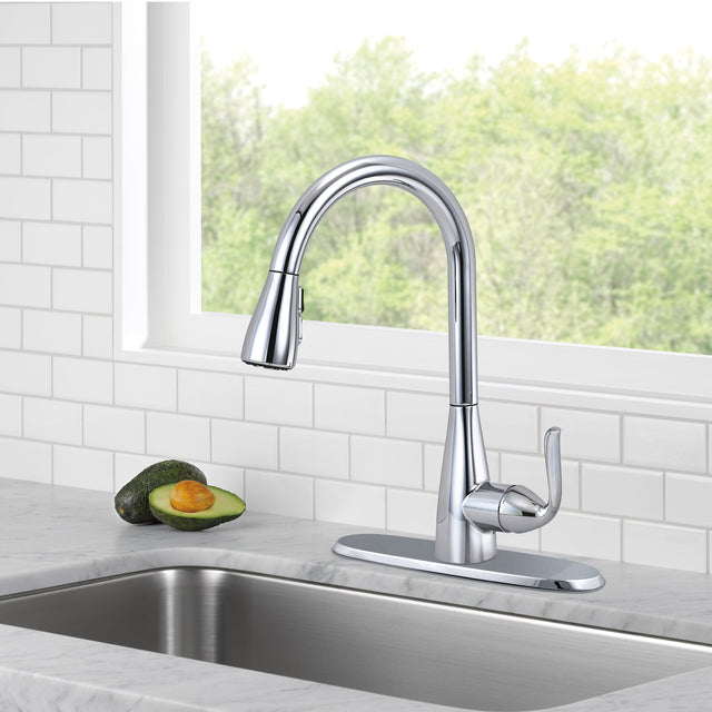 Delta Grenville Single Handle Pull-down Kitchen Faucet C6