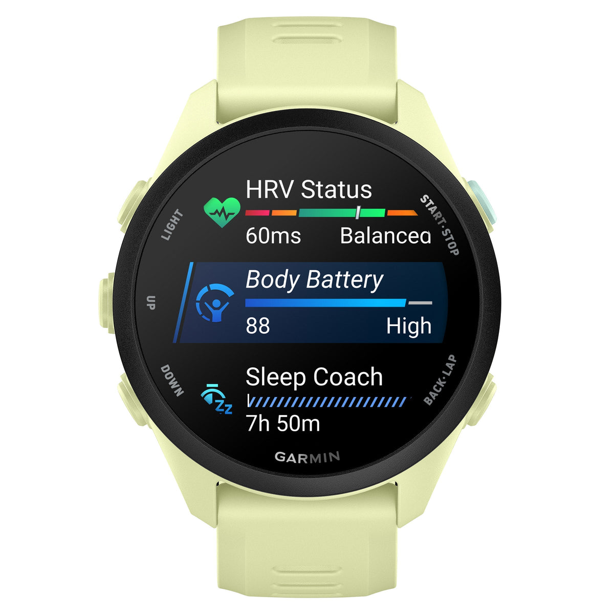 Garmin Forerunner 70 Smartwatch, includes USB-C and USB-A Charging Cables