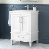 OVE Decors Navata 24 in. Vanity With White Ceramic Top