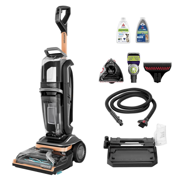 Bissell Revolution HydroSteam Pet Carpet & Upholstery Deep Cleaner with Accessory Bundle O9