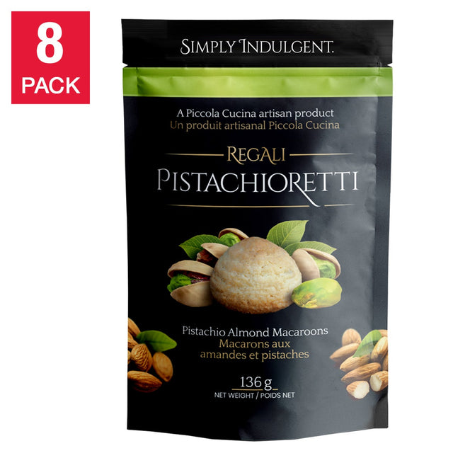 Piccola Cucina Regali Almond Macaroons, 8 × 136 g V6