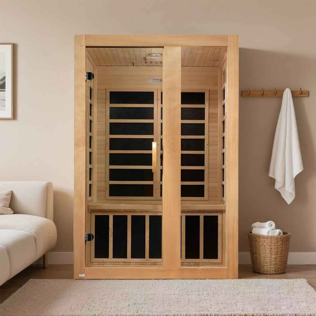 Dynamic Saunas Serena 2-person Low EMF FAR Infrared Sauna