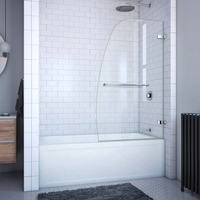 DreamLine Aqua Uno 34 in. × 58 in. Bathtub Door D4