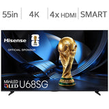 Hisense 55" Class - U68SG Series - 4K QLED Mini LED TV