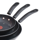 T-fal Ceramic Non-Stick Skillet Set, 3-pieces