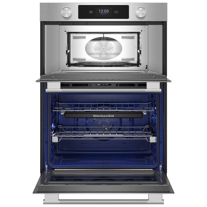 KitchenAid 30 in. Electric Microwave and 5.0 cu ft. Wall Oven with Even-Heat True Convection