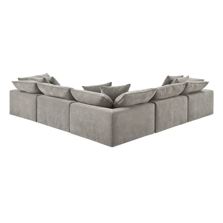 Aiden & Ivy Sereen 6-piece Fabric Sectional