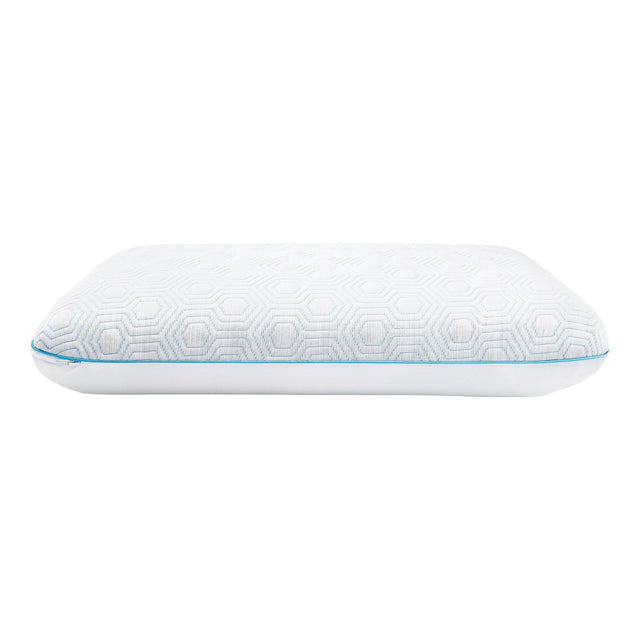 Novaform Overnight Recovery Gel Memory Foam Pillow with Cooling Celliant Cover L8