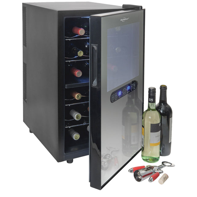 Koolatron 14 in. 1.7 cu ft. 18 Bottle Dual Zone Wine Cooler L6
