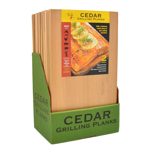 TrueFire Cedar Grilling Planks 7.25in. x 12in. 24-pk F4