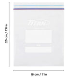 TITAN Medium Food Storage Freezer Bags, 520-count