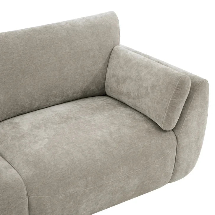Cobbel 5 Piece Modular Fabric Sectional with Ottoman